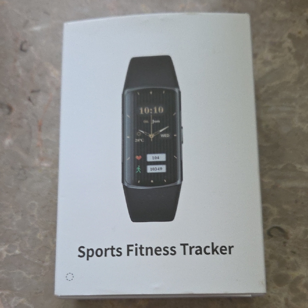 Black Sports Fitness Tracker